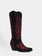 black_suede_red_rhinestone_paisley_pattern_boots