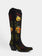 black_suede_rhinestone_embroidery_pumpkin_skull_western_cowgirl_boots