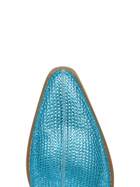 blue-fringe-rhinestone-western-ankle-boots-pointy