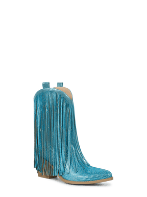 blue-fringe-rhinestone-western-ankle-boots