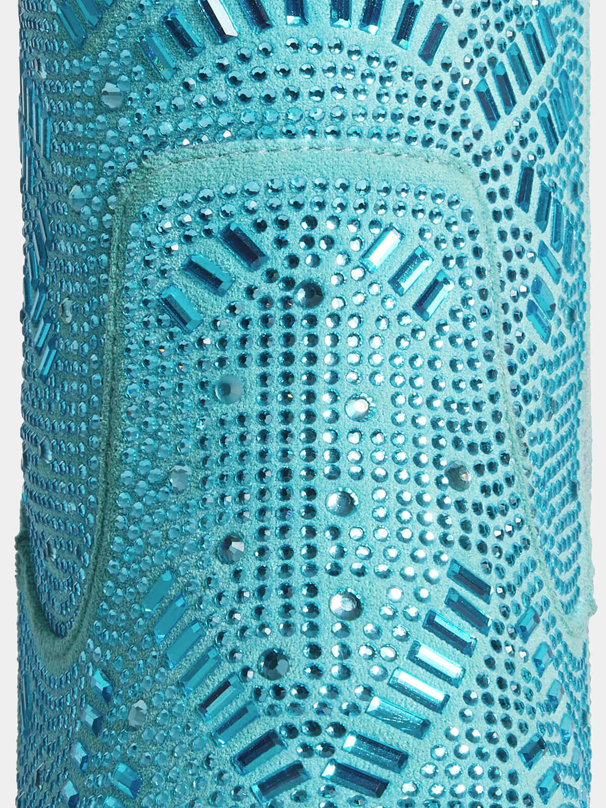 blue-full-rhinestones-western-inspired-glitter-ankle-boots-faux-suede