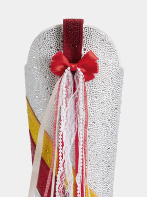 Red and White Boot Bows (No Standalone Shipping)