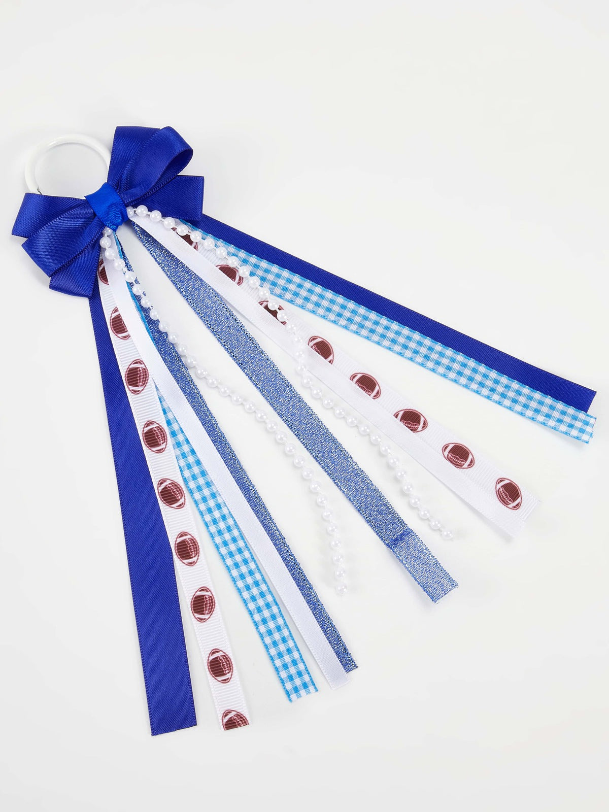 Gameday Football Royal Blue Western Boot Bows  (No Standalone Shipping)