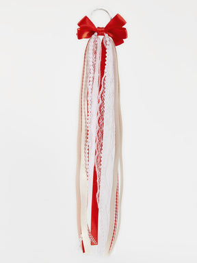 Red and White Boot Bows (No Standalone Shipping)