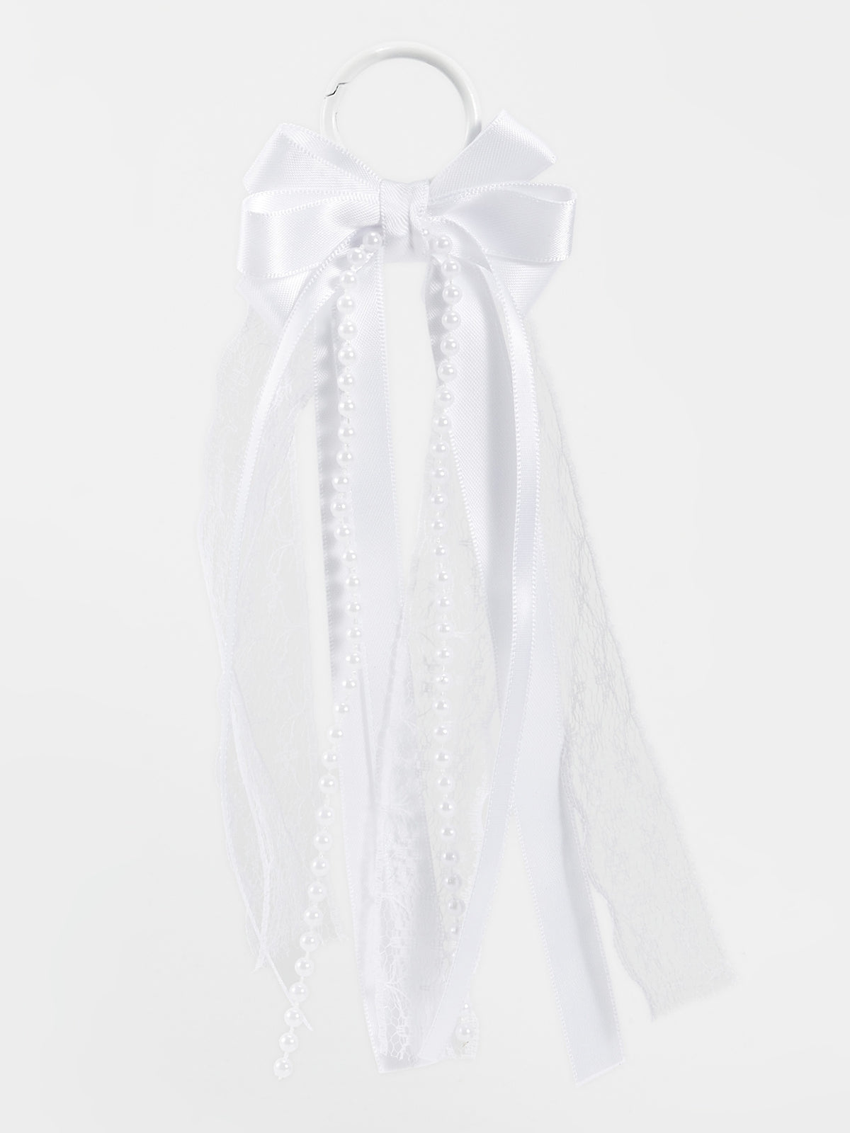 Pearl White Boot Bows (No Standalone Shipping)