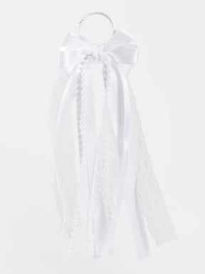 Pearl White Boot Bows (No Standalone Shipping)