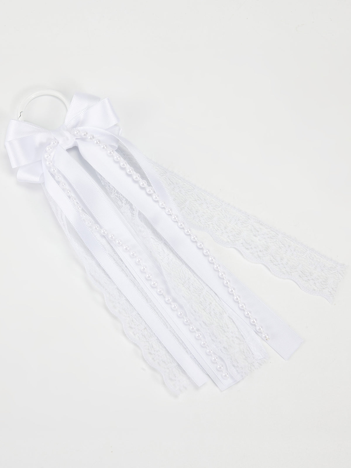 Pearl White Boot Bows (No Standalone Shipping)