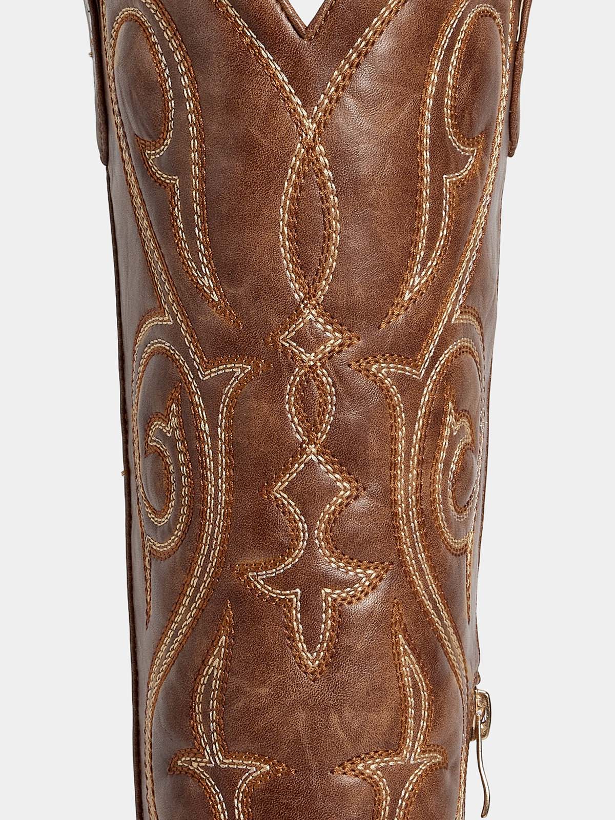brown-gradient-embroidered-harness-western-boots-pu