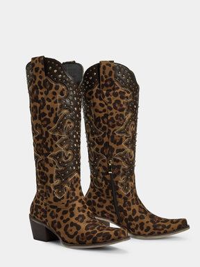 brown-leopard-print-embroidered-cowgirl-boots-pair