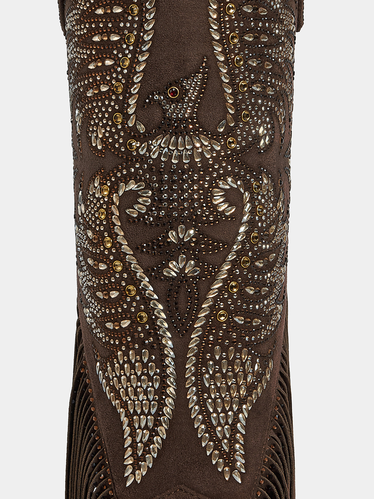 brown-rhinestone-eagle-motifs-fringes-western-boots-faux-suede