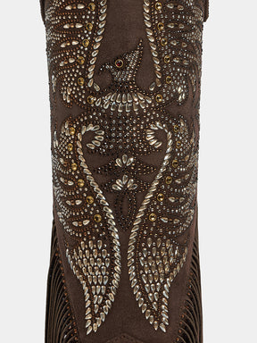 brown-rhinestone-eagle-motifs-fringes-western-boots-faux-suede