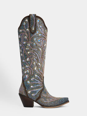 brown_trim_teardrop_rhinestone_cowgirl_boots