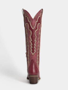 burgundy_ostrich_embossed_western_embroidered_cowgirl_boots
