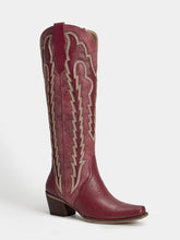 burgundy_ostrich_print_cowgirl_boots