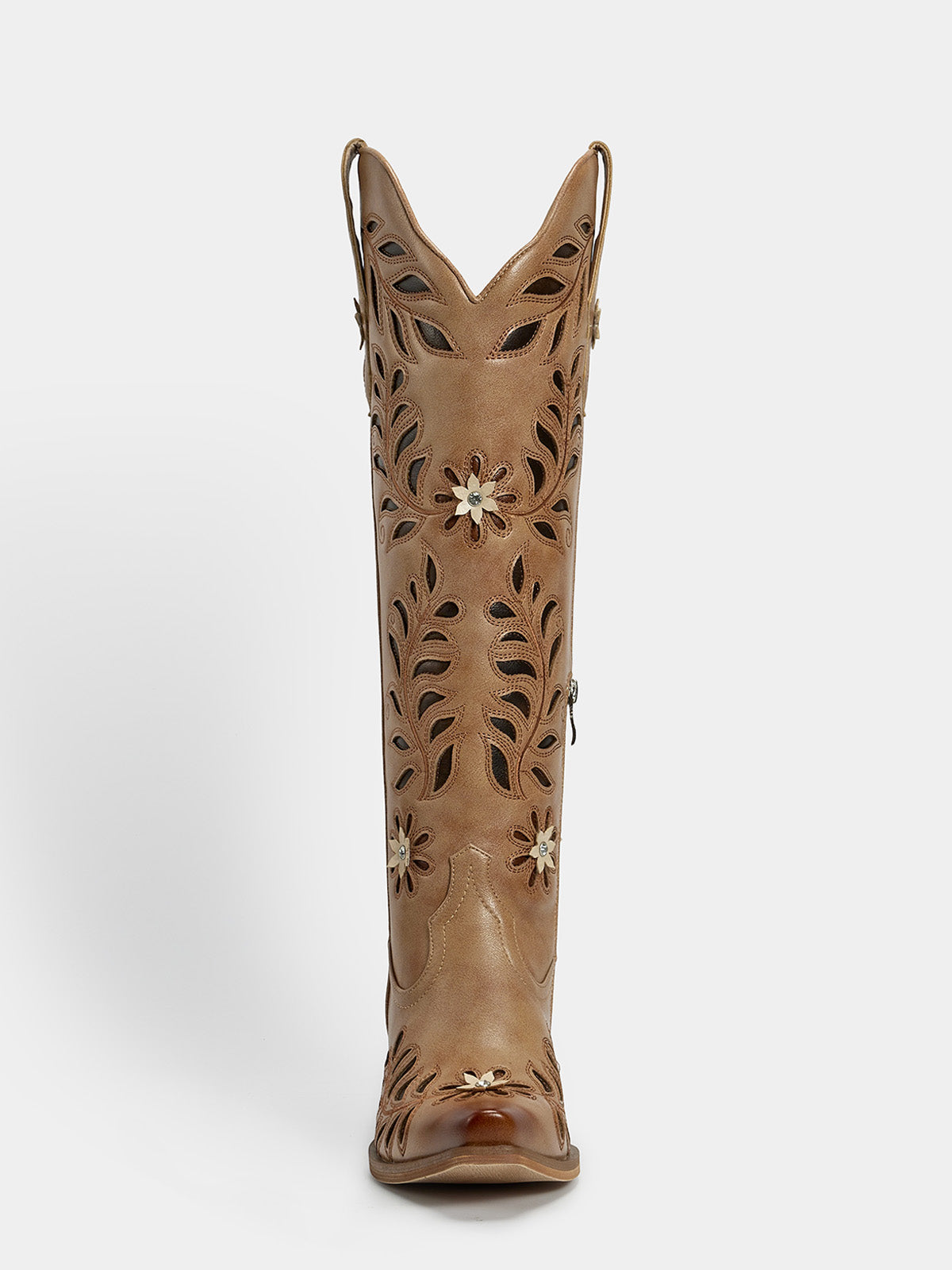 chestnut-brown-cut-out-dimensional-floral-western-boots-knee-high