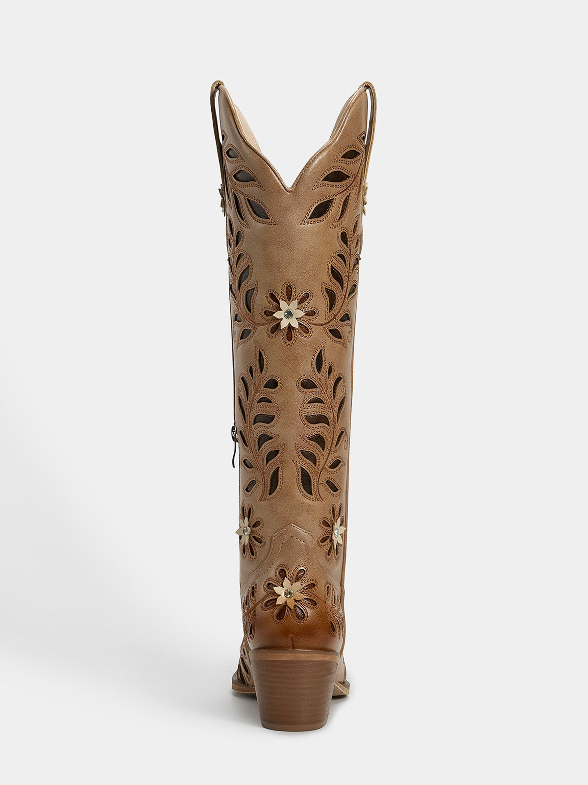 chestnut-brown-cut-out-dimensional-floral-western-boots-mid-heel