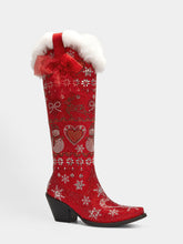 christmas_snowman_reindeer_rhinestone_western_boots