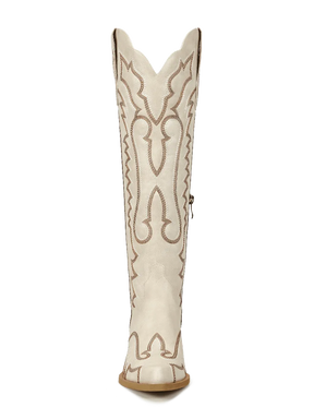 cowboy boots beige