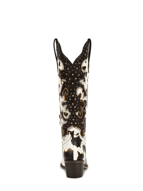 dark-brown-and-white-embroidered-cow-print-cowgirl-boots-mid-heel