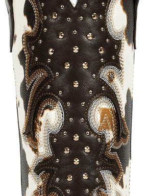 dark-brown-and-white-embroidered-cow-print-cowgirl-boots-pu
