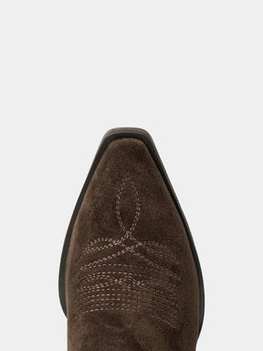dark-brown-embossed-leaf-western-boots-snip