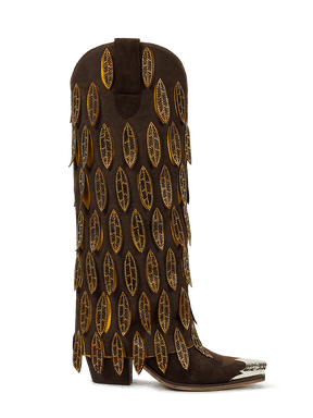 dark-brown-fold-over-dangle-leaves-pull-on-western-cowgirl-boots