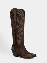 dark-brown-gradient-embroidered-wings-western-boots