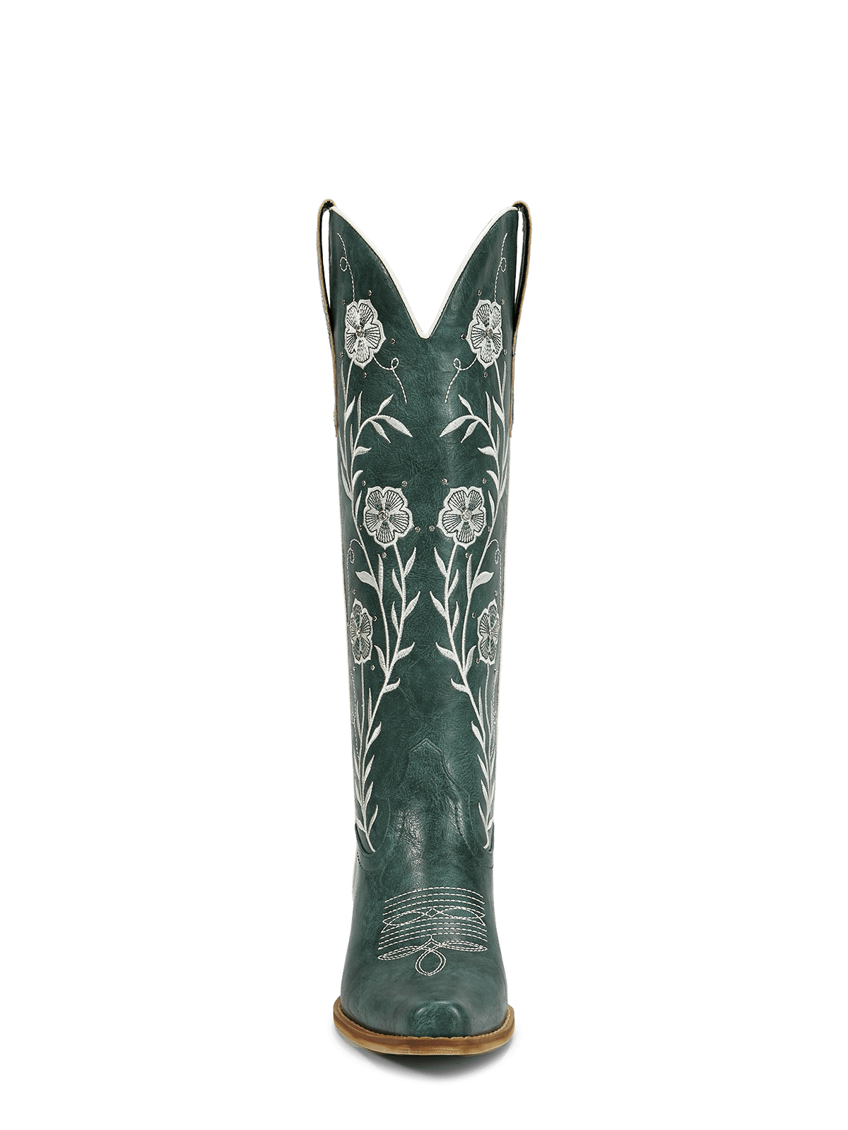 dark-green-embroidered-floral-motifs-cowgirl-boots-knee-high