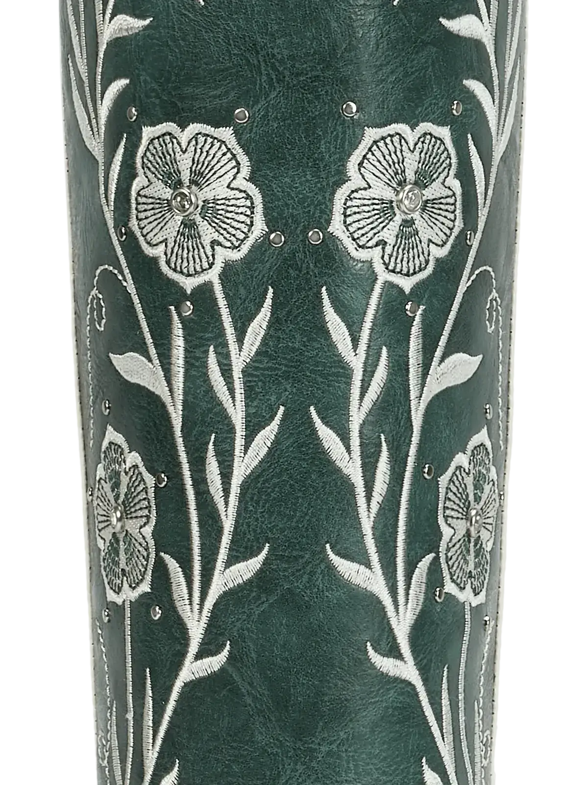 dark-green-embroidered-floral-motifs-cowgirl-boots-pu
