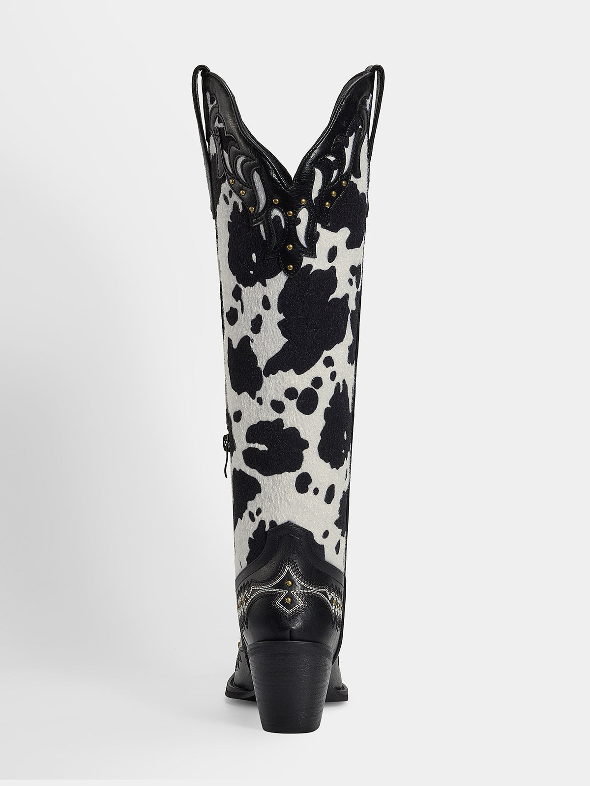embroidered-rivets-cow-print-cowgirl-boots-high-heel
