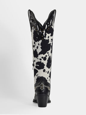 embroidered-rivets-cow-print-cowgirl-boots-high-heel
