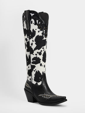 embroidered-rivets-cow-print-western-boots