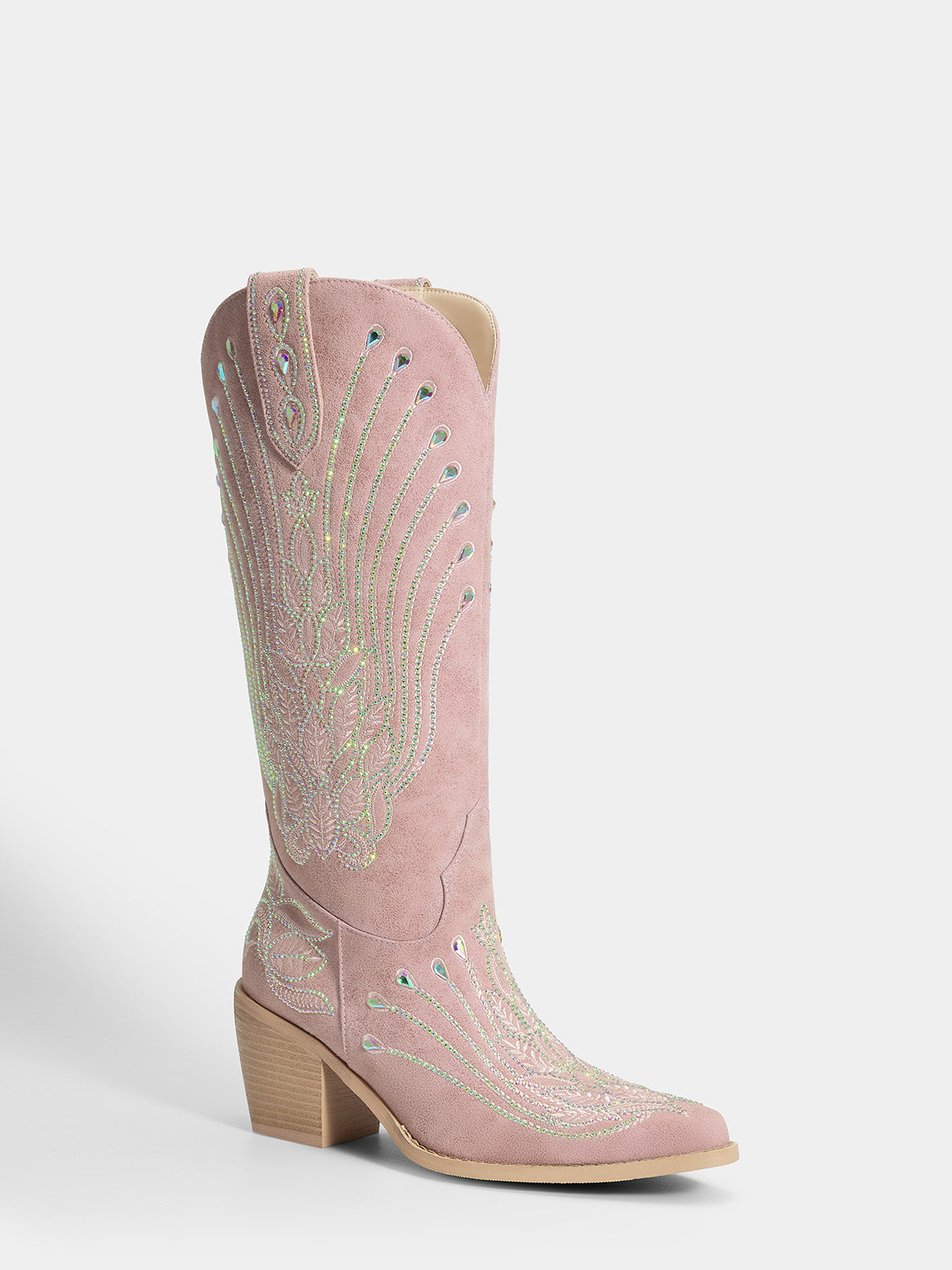 faded-pink-embroidered-leaf-bridal-cowboy-boots