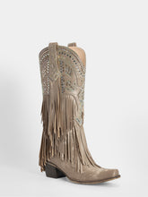 faux_suede_fringe_rhinestone_knee_high_cowgirl_boots