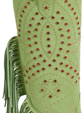 fresh-green-tassel-red-crystals-cowgirl-boots-faux-suede