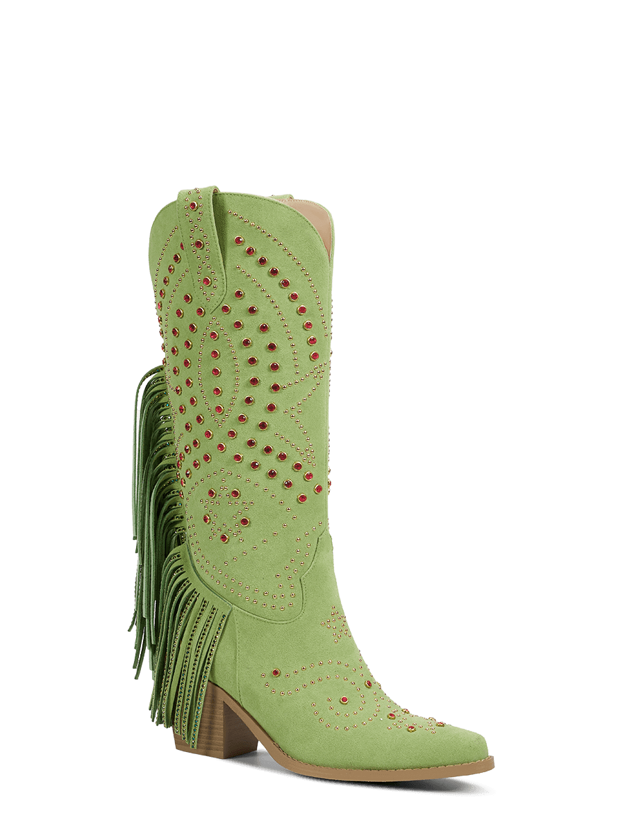 fresh-green-tassel-red-crystals-cowgirl-boots