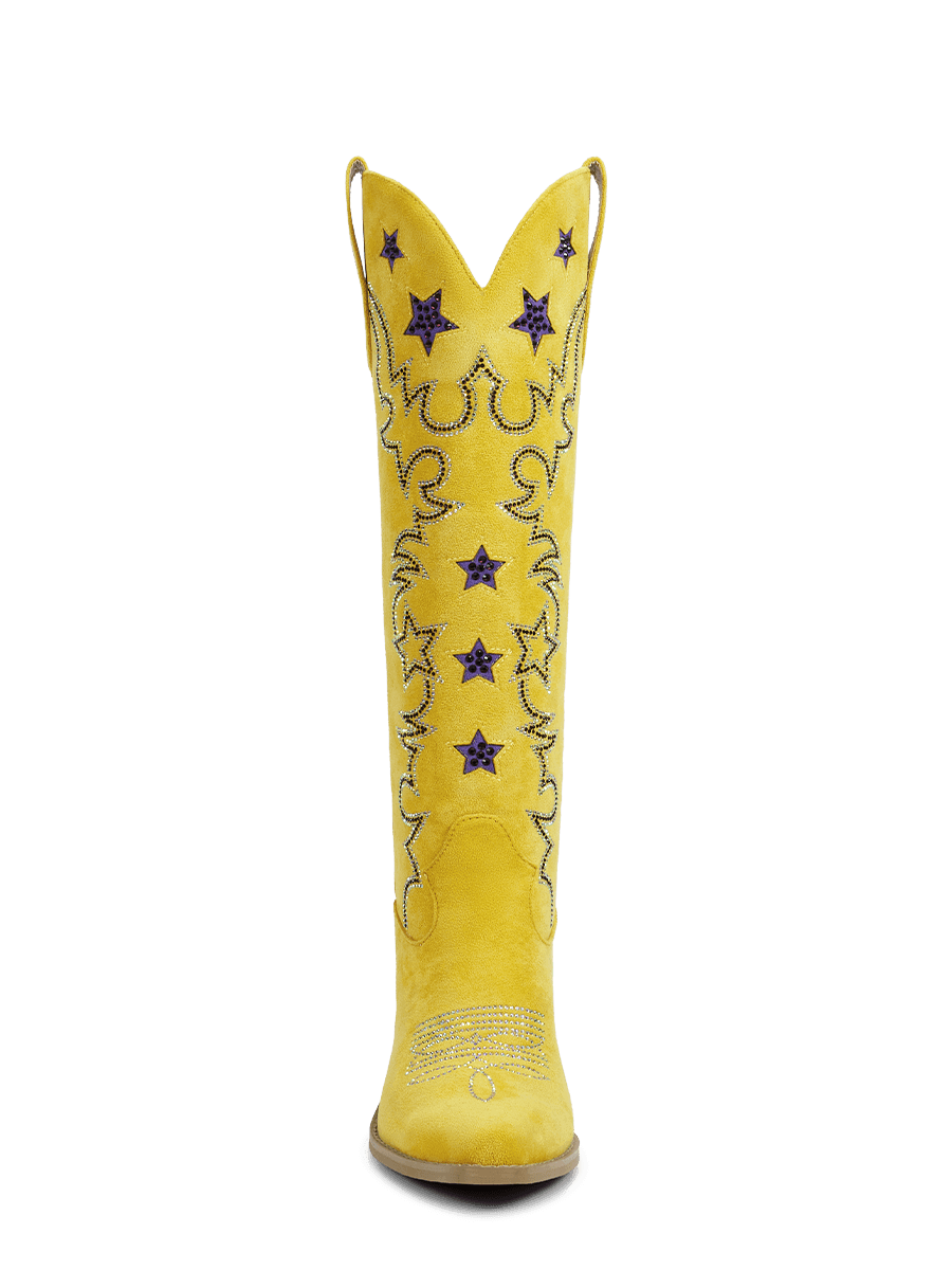 ginger-yellow-blue-rhinestones-star-cowgirl-boots-knee-high