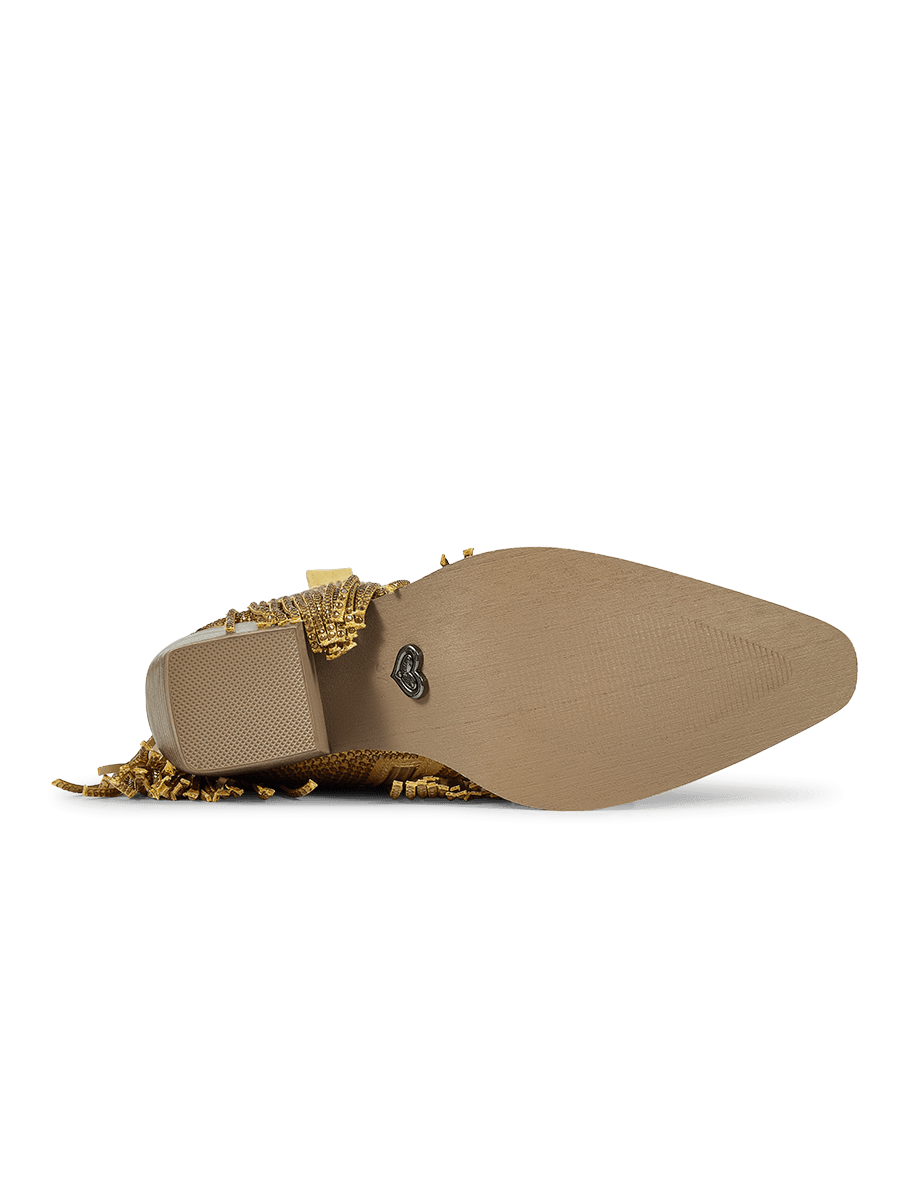 gold-fringe-rhinestone-western-ankle-boots-rubber