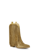 gold-fringe-rhinestone-western-ankle-boots