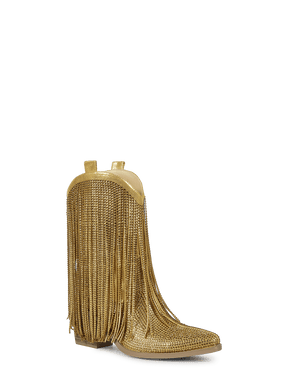 gold-fringe-rhinestone-western-ankle-boots