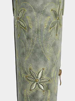 gradient-gray-embroidered-floral-western-boots-pu