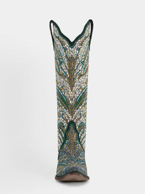 green_peacock_full_crystal_western_boots