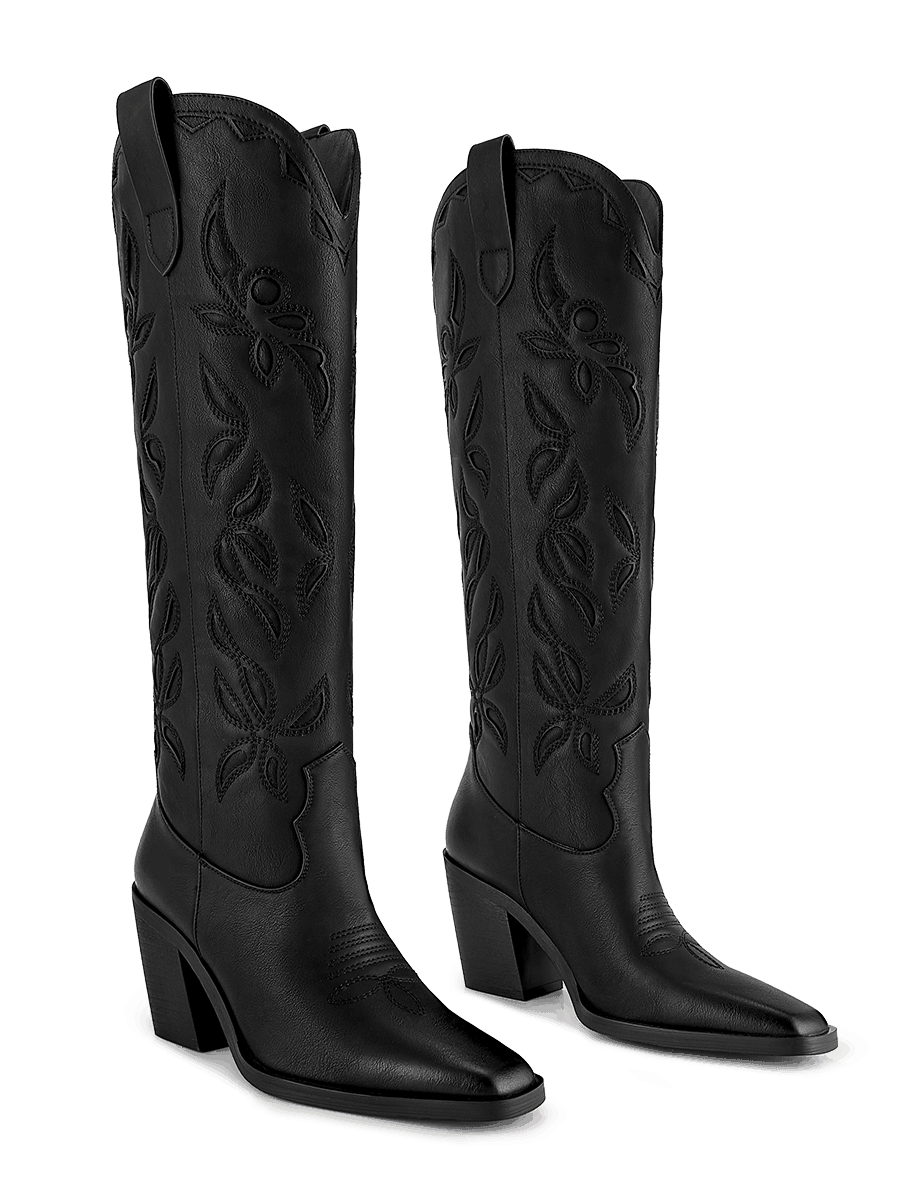 Wetkiss Embroidered Cowgirl Boots - JX065 - Aspect