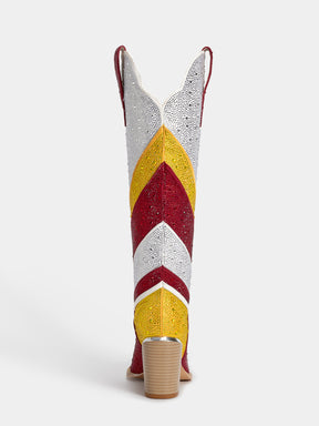 kansas-football-game-day-western-boots-high-heel