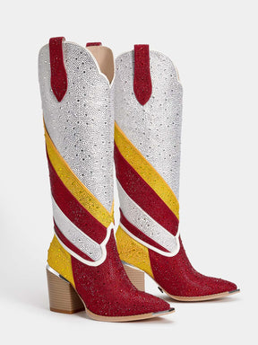 kansas-football-game-day-western-boots-pair
