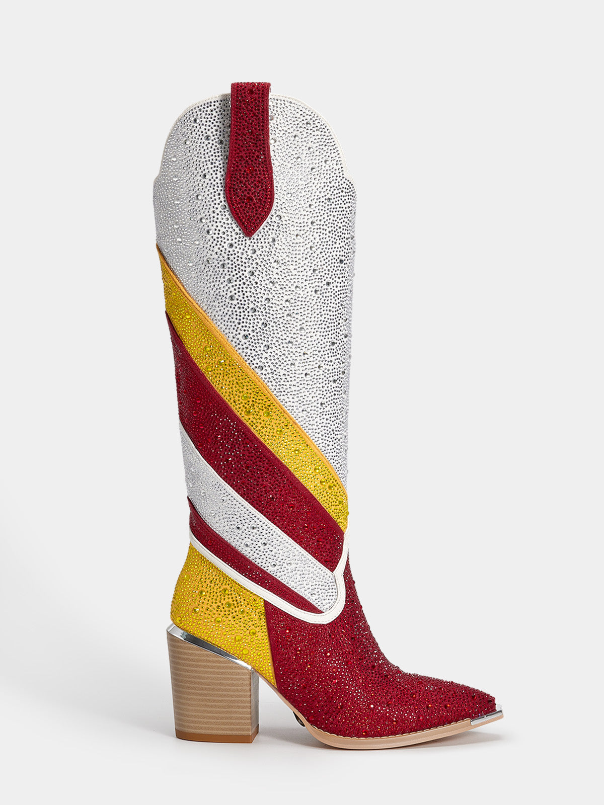 kansas-football-game-day-western-boots-pull-on