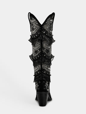 knee_high_ruffle_rhinestone_suede_western_boots