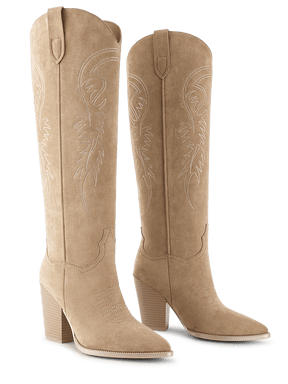 Wetkiss Knee High Cowboy Boots - LJ277 - Aspect