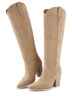 Wetkiss Knee High Cowboy Boots - LJ277 - Aspect