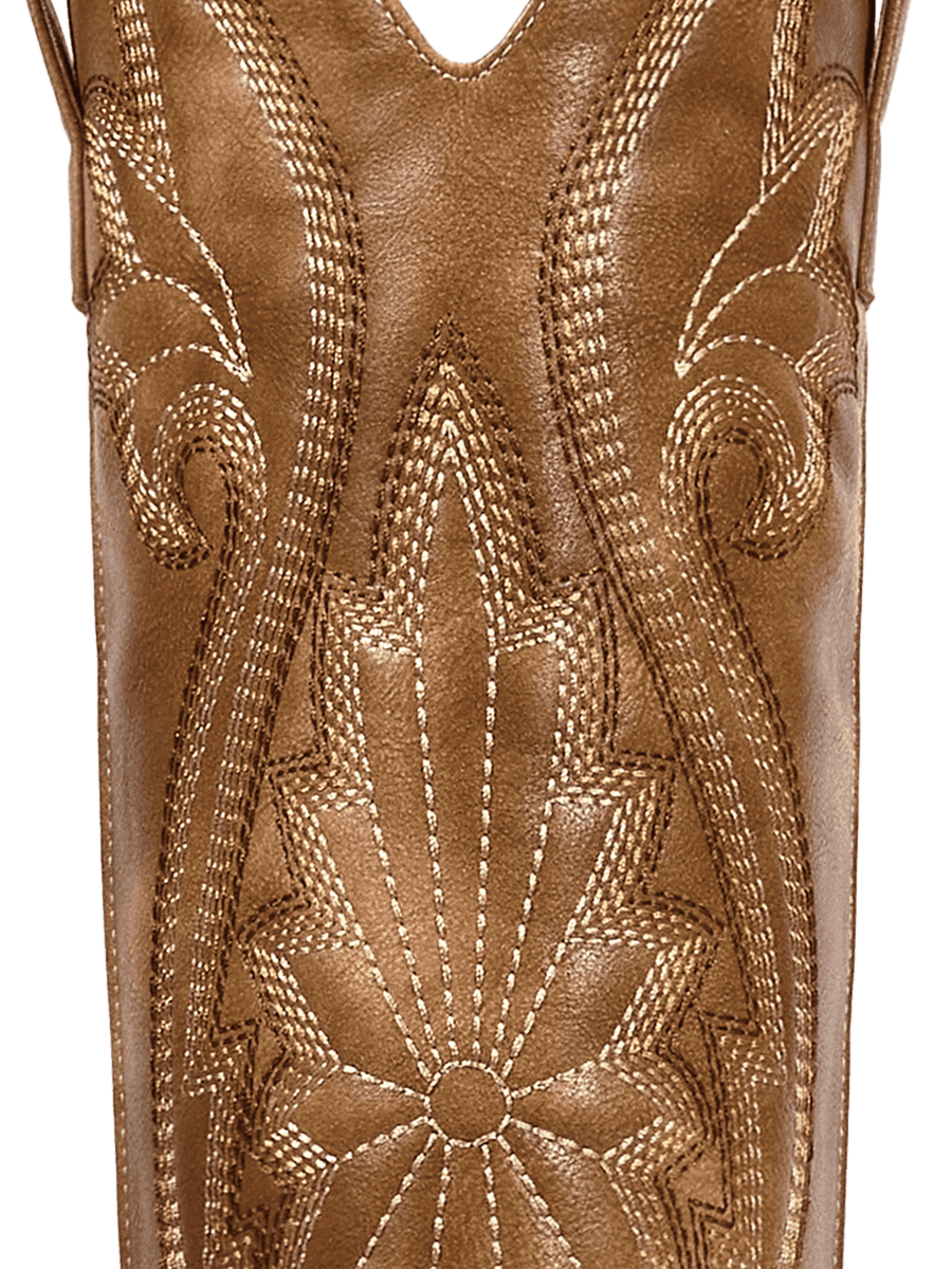 matte-brown-floral-embroidered-western-boots-pu